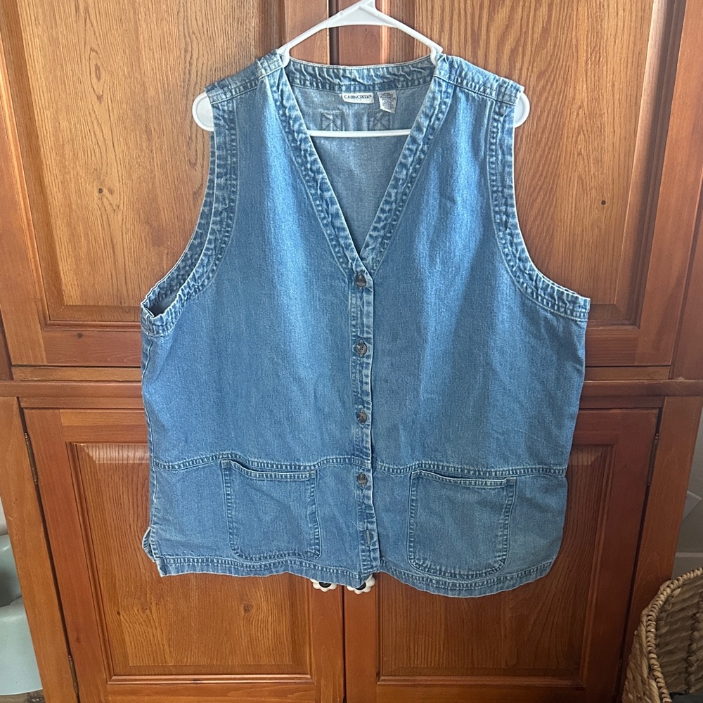 Cabin Creek Light Blue Denim Vest